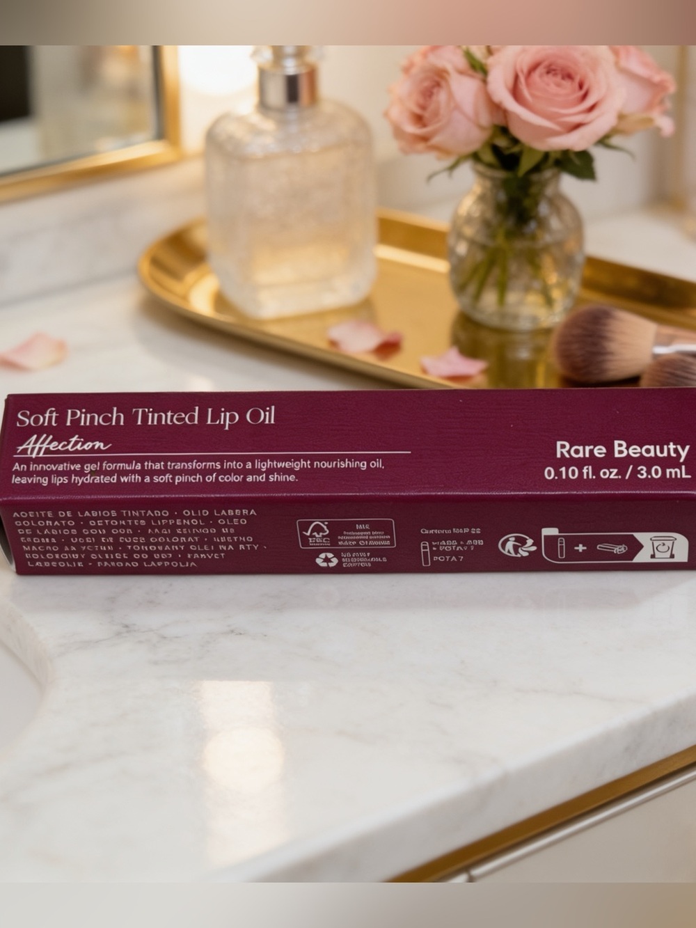 Rare Beauty Soft Pinch Tinted Lip Oil - Deep Berry Pink